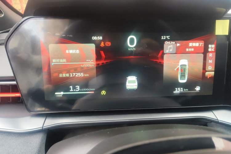 Used Geely Auto Binray 2022 Binrui COOL 1.5T DCT Electric Edition Instrument Cluster