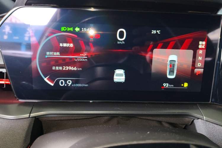 Used Geely Auto Binray 2022 Binrui COOL 1.5T DCT Electric Edition Instrument Cluster