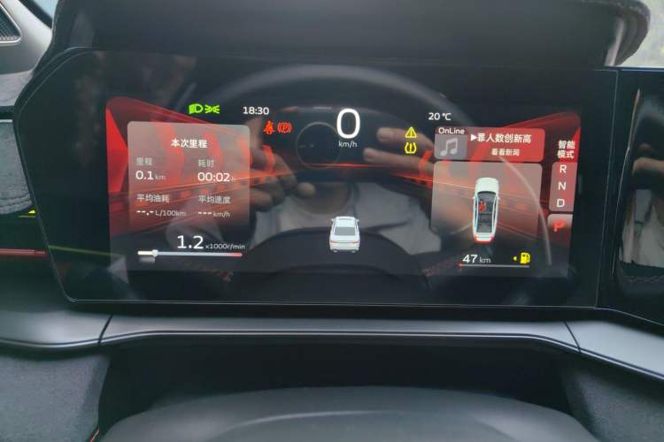 Used Geely Auto Binray 2022 Binrui COOL 1.5T DCT Thunder Edition Instrument Cluster