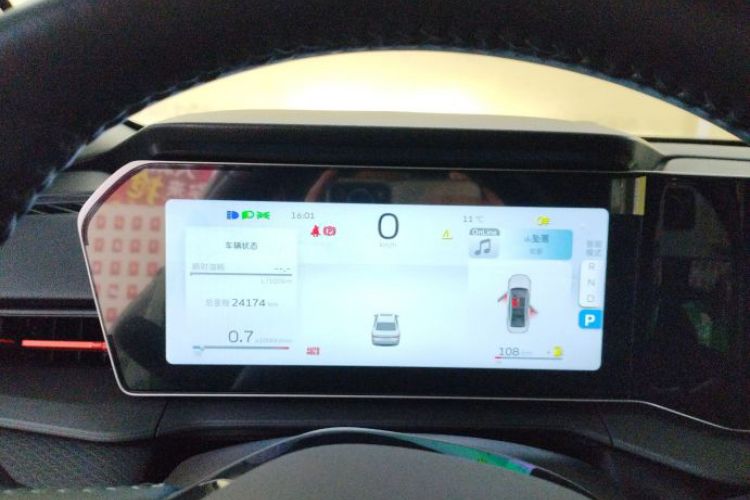 Used Geely Auto Binray 2022 Binrui COOL 1.5T DCT Electric Edition Odometer Close Up