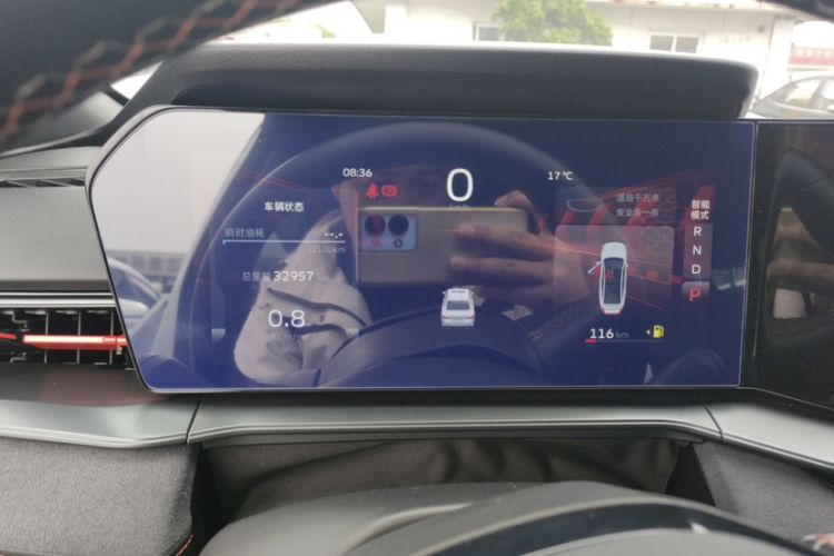 Used Geely Auto Binray 2022 Binrui COOL 1.5T DCT Electric Edition Odometer Close Up