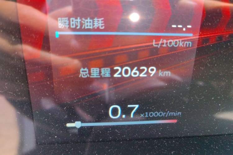 Used Geely Auto Binray 2022 Binrui COOL 1.5T DCT Electric Edition Odometer Close Up