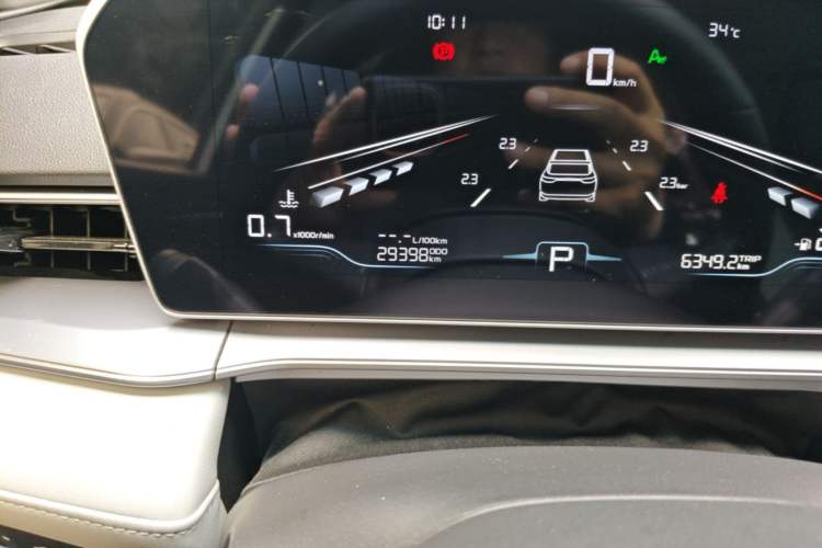 Used Geely Auto Binray 2022 Binrui COOL 1.5T DCT Windstorm Edition Odometer Close Up