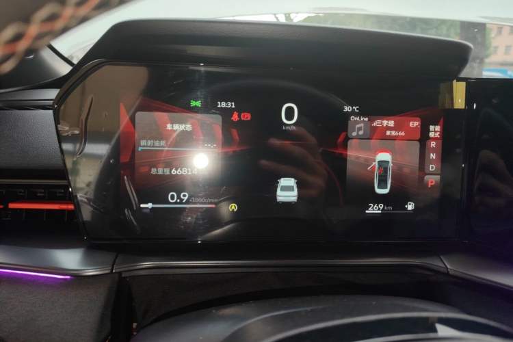Used Geely Auto Binray 2022 Binrui COOL 1.5T DCT Thunder Edition Odometer Close Up