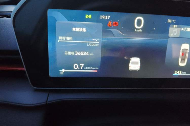 Used Geely Auto Binray 2022 Binrui COOL 1.5T DCT Electric Edition Odometer Close Up