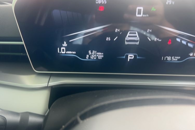 Used Geely Auto Binray 2024 Binrui COOL 1.5T DCT Champion Edition Odometer Close Up