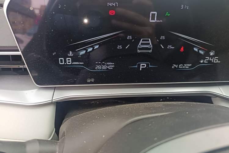 Used Geely Auto Binray 2024 Binrui COOL 1.5T DCT Champion Edition Odometer Close Up
