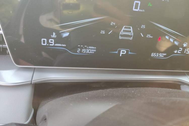 Used Geely Auto Binray 2024 Binrui COOL 1.5T DCT Champion Edition Odometer Close Up