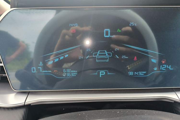 Used Geely Auto Binray 2024 Binrui COOL 1.5T DCT Champion Edition Odometer Close Up
