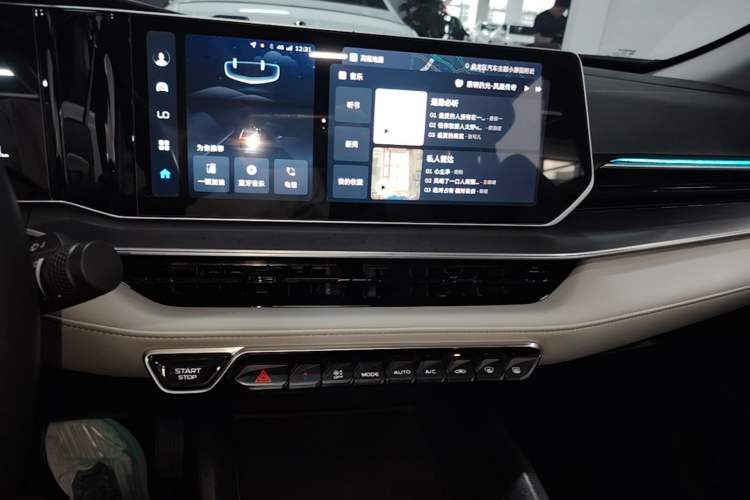 Used Geely Auto Binray 2024 Binrui COOL 1.5T DCT Champion Edition Audio And AC Panel