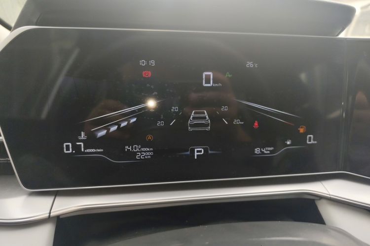 Used Geely Auto Binray 2024 Binrui COOL 1.5T DCT Champion Edition Odometer Close Up