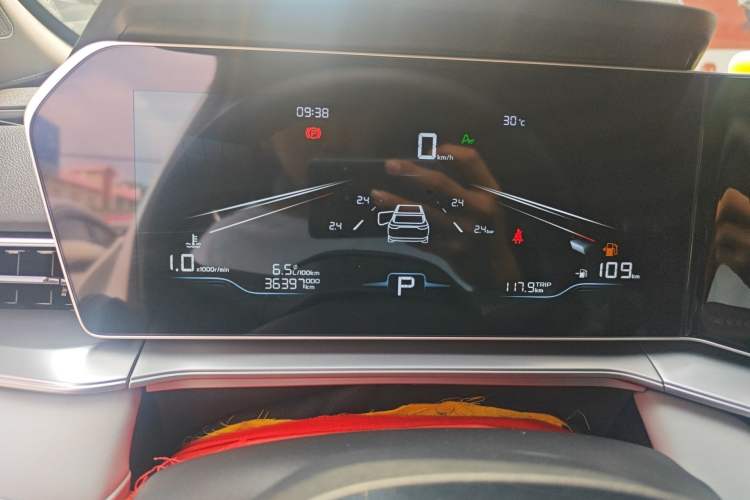 Used Geely Auto Binray 2024 Binrui COOL 1.5T DCT Champion Edition Odometer Close Up