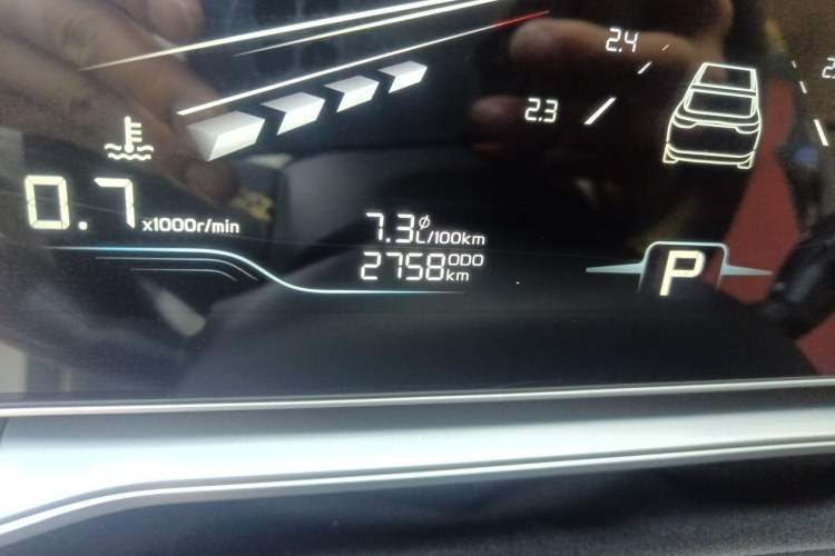 Used Geely Auto Binray 2024 Binrui COOL 1.5T DCT Champion Edition Odometer Close Up