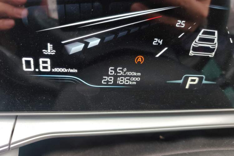 Used Geely Auto Binray 2024 Binrui COOL 1.5T DCT Champion Edition Odometer Close Up