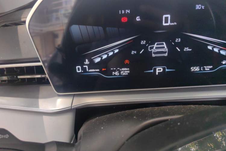 Used Geely Auto Binray 2024 Binrui COOL 1.5T DCT Champion Edition Odometer Close Up