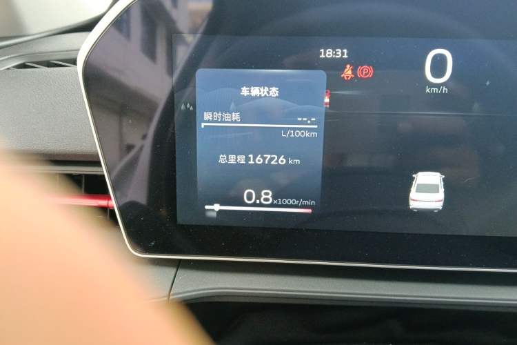 Used Geely Auto Binray 2024 Binrui COOL 1.5T DCT Longteng Edition Odometer Close Up