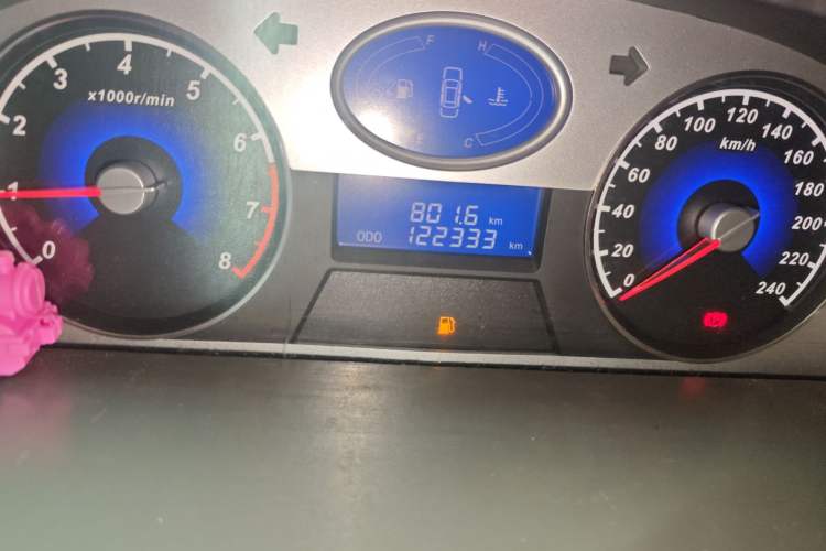 Used Geely Auto Classic Emgrand 2010 Hatchback 1.5L Manual Comfort Edition Odometer Close Up
