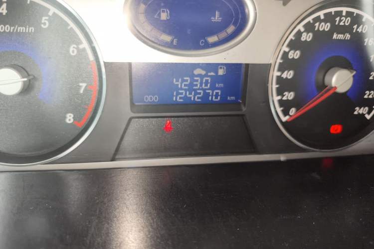 Used Geely Auto Classic Emgrand 2012 Sedan 1.5L Manual Chao Yue Model Odometer Close Up