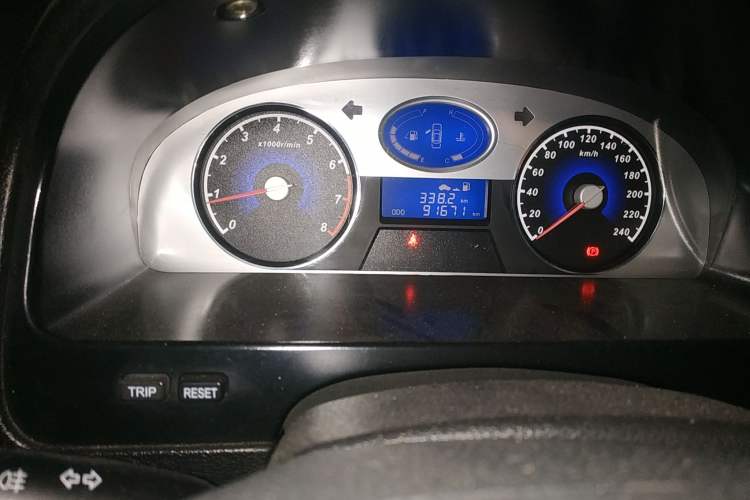 Used Geely Auto Classic Emgrand 2012 Sedan 1.8L Manual Comfort Model Odometer Close Up