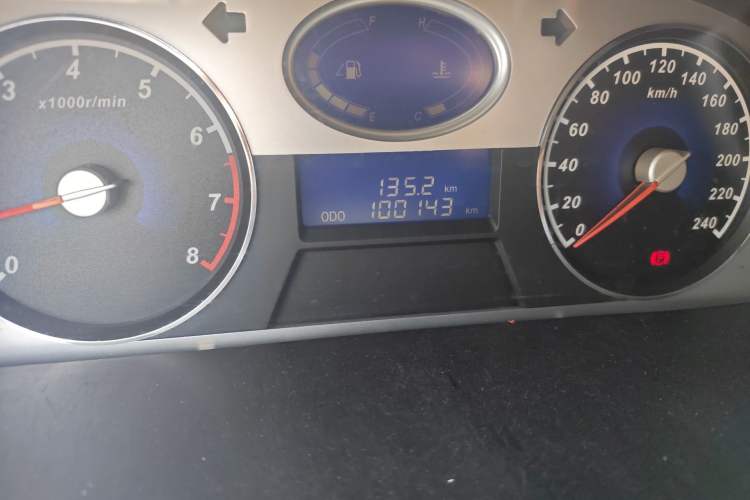 Used Geely Auto Classic Emgrand 2012 Sedan 1.8L Manual Luxury Model Odometer Close Up