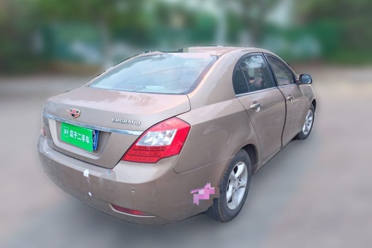 Used Geely Auto Classic Emgrand 2012 Sedan 1.8L Manual Comfort Model Rear Right 45 Deg