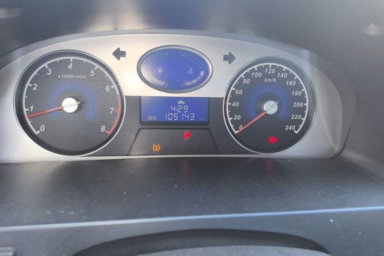 Used Geely Auto Classic Emgrand 2012 Sedan 1.8L Manual Luxury Model Odometer Close Up