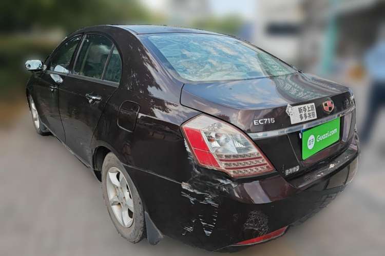 Used Geely Auto Classic Emgrand 2012 Sedan 1.5L Manual Chao Yue Huimin Model Rear Left 45 Deg
