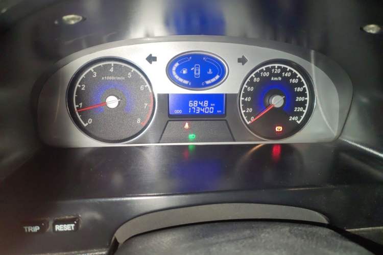 Used Geely Auto Classic Emgrand 2012 Sedan 1.8L Manual Comfort Model Odometer Close Up