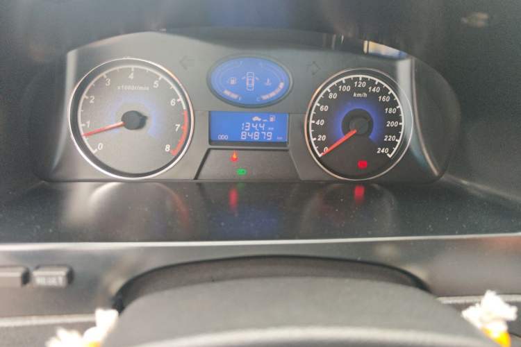 Used Geely Auto Classic Emgrand 2012 Sedan 1.5L Manual Chao Yue Huimin Model Odometer Close Up