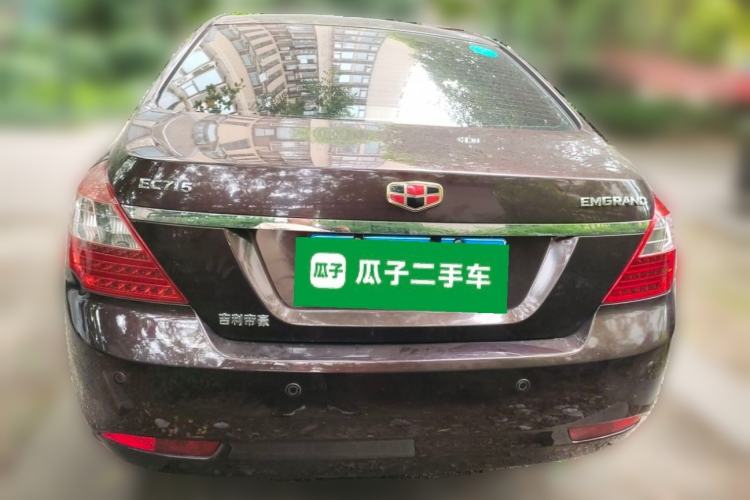 Used Geely Auto Classic Emgrand 2012 Sedan 1.5L Manual Standard Model Rear