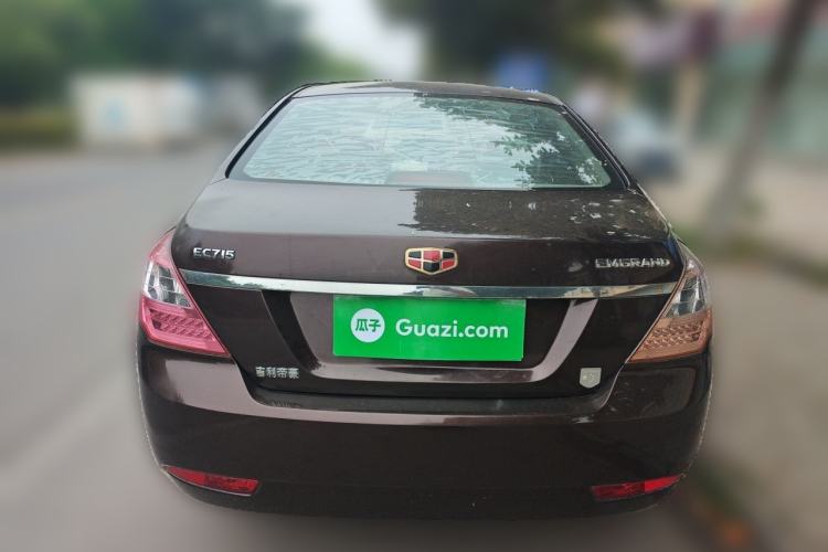 Used Geely Auto Classic Emgrand 2012 Sedan 1.5L Manual Chao Yue Huimin Model Rear