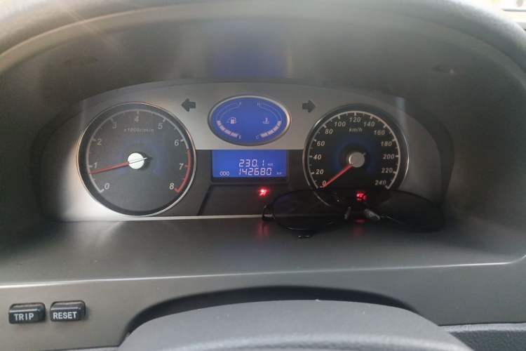 Used Geely Auto Classic Emgrand 2012 Hatchback 1.5L Manual Comfort Model Odometer Close Up