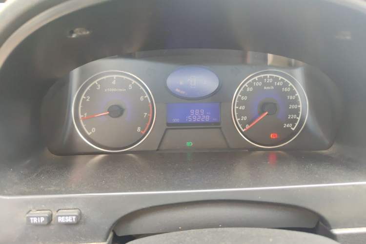 Used Geely Auto Classic Emgrand 2013 Sedan 1.5L Manual Elite Model Odometer Close Up
