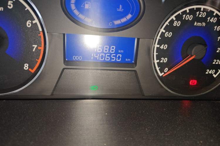 Used Geely Auto Classic Emgrand 2013 Sedan 1.8L Manual Luxury Model Odometer Close Up