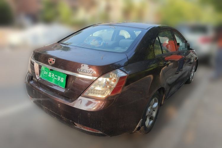 Used Geely Auto Classic Emgrand 2013 Sedan 1.5L Manual Entry-Level Model Rear Right 45 Deg