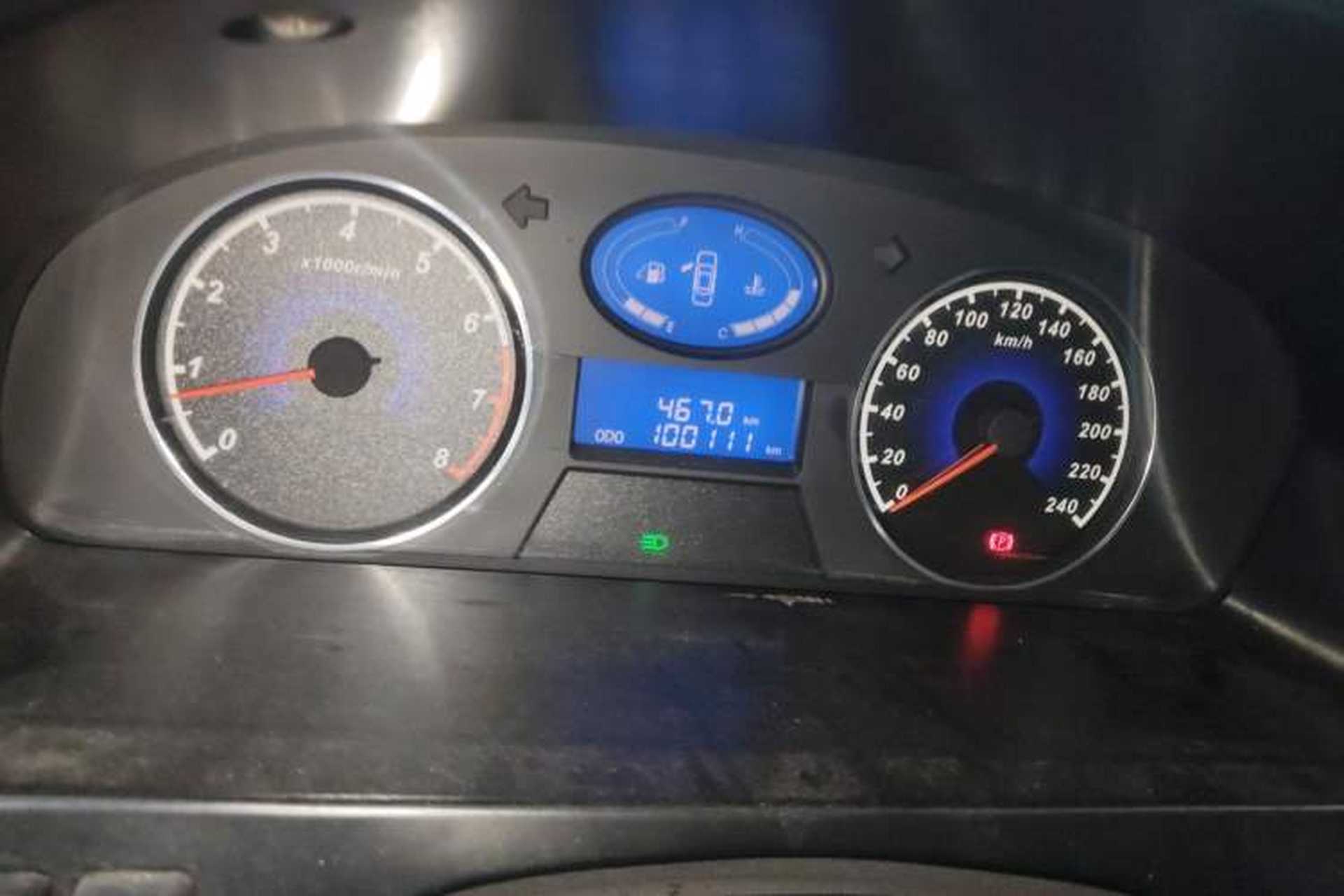 Used Geely Auto Classic Emgrand 2013 Sedan 1.8L Manual Elite Model Odometer Close Up