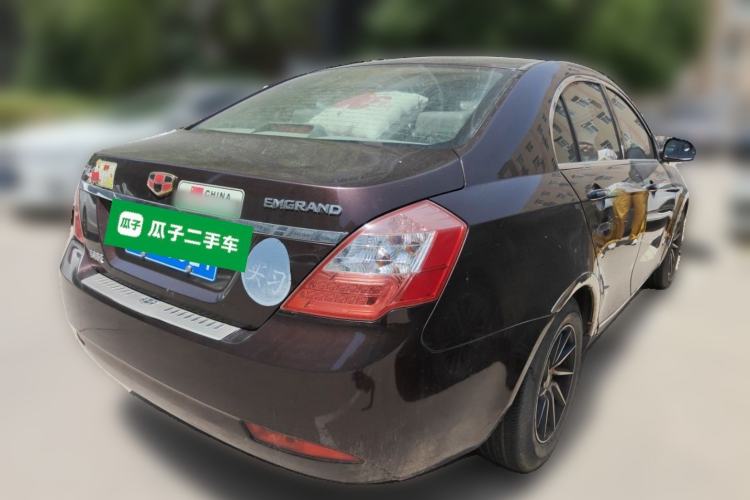 Used Geely Auto Classic Emgrand 2013 Sedan 1.5L Manual Entry-Level Model Rear Right 45 Deg