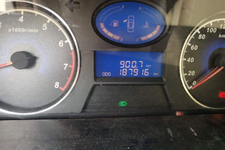 Used Geely Auto Classic Emgrand 2013 Sedan 1.8L Manual Elite Model Odometer Close Up