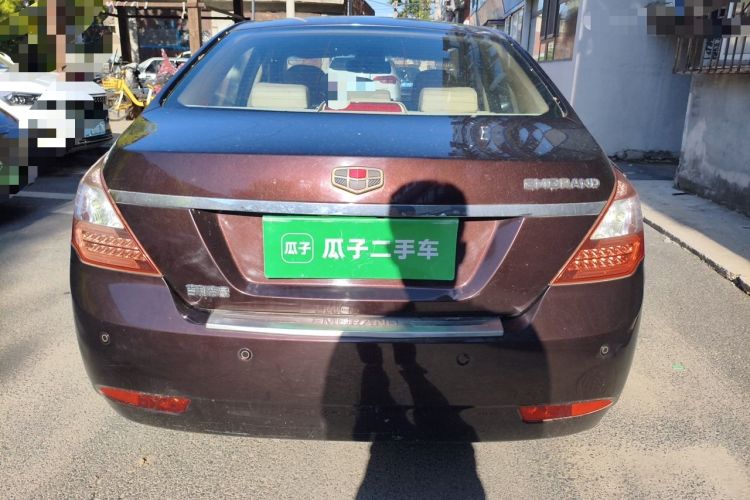 Used Geely Auto Classic Emgrand 2013 Sedan 1.5L Manual Elite Model Rear