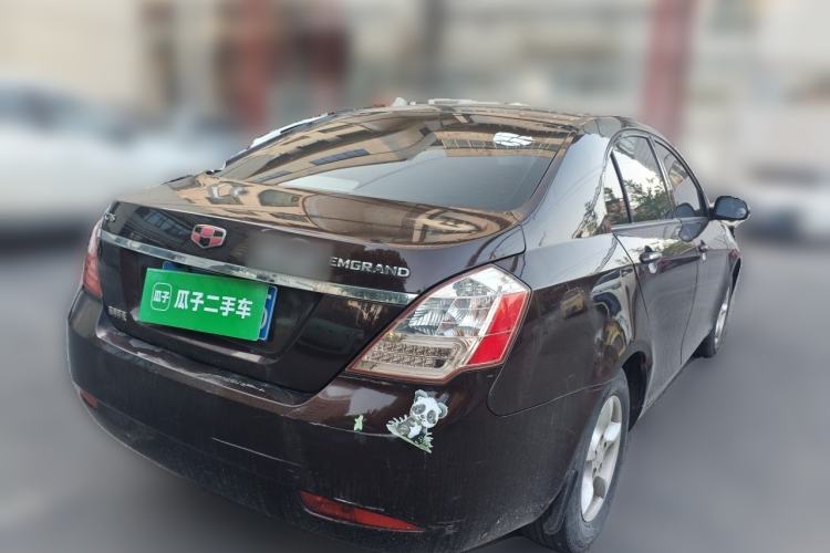 Used Geely Auto Classic Emgrand 2013 Sedan 1.5L Manual Entry-Level Model Rear Right 45 Deg