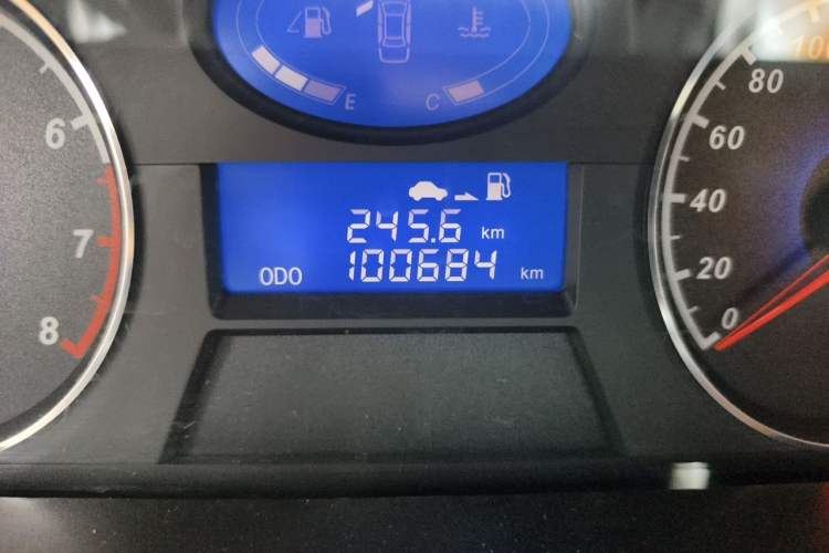Used Geely Auto Classic Emgrand 2013 Hatchback 1.5L Manual Elite Model Odometer Close Up