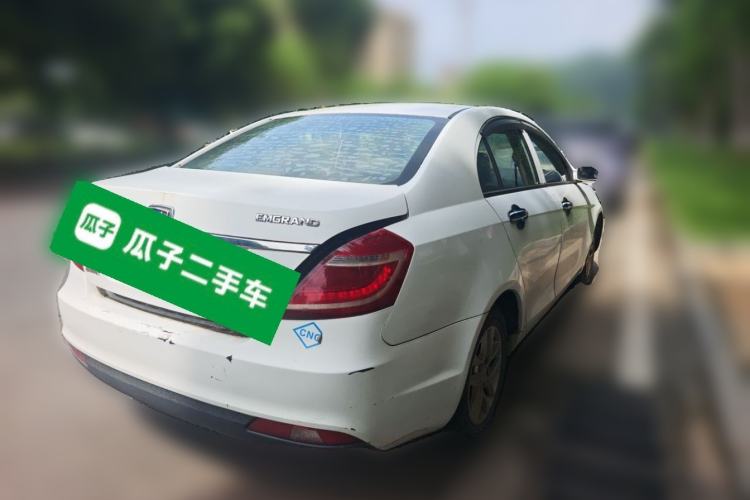 Used Geely Auto Classic Emgrand 2013 Sedan 1.8L Manual Entry-Level CNG Model Rear Right 45 Deg