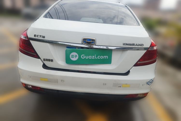 Used Geely Auto Classic Emgrand 2013 Sedan 1.8L Manual Elite Model Rear