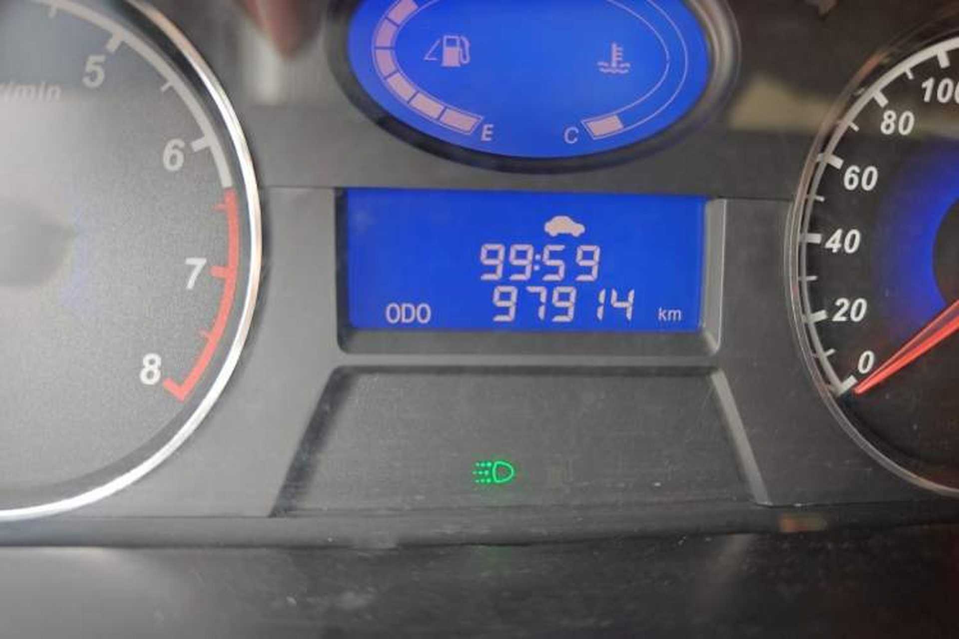 Used Geely Auto Classic Emgrand 2013 Sedan 1.5L Manual Elite Model Odometer Close Up
