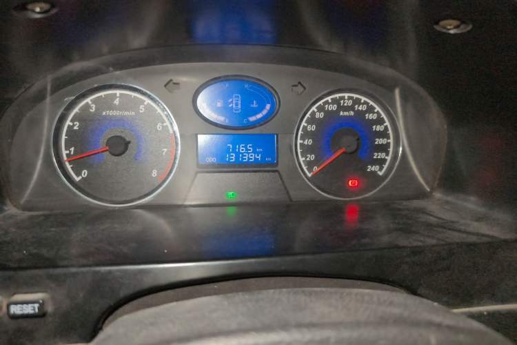 Used Geely Auto Classic Emgrand 2013 Hatchback 1.5L Manual Elite Model Odometer Close Up