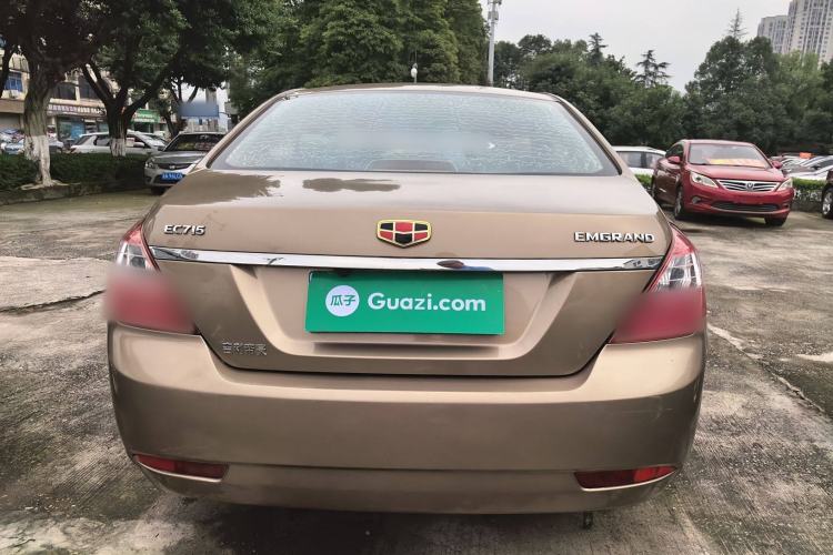 Used Geely Auto Classic Emgrand 2013 Sedan 1.5L Manual Entry-Level Model Rear