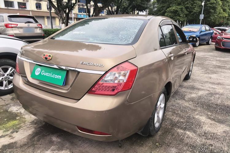 Used Geely Auto Classic Emgrand 2013 Sedan 1.5L Manual Entry-Level Model Rear Right 45 Deg