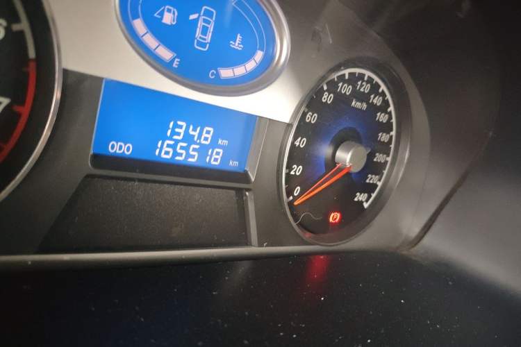 Used Geely Auto Classic Emgrand  Odometer Close Up