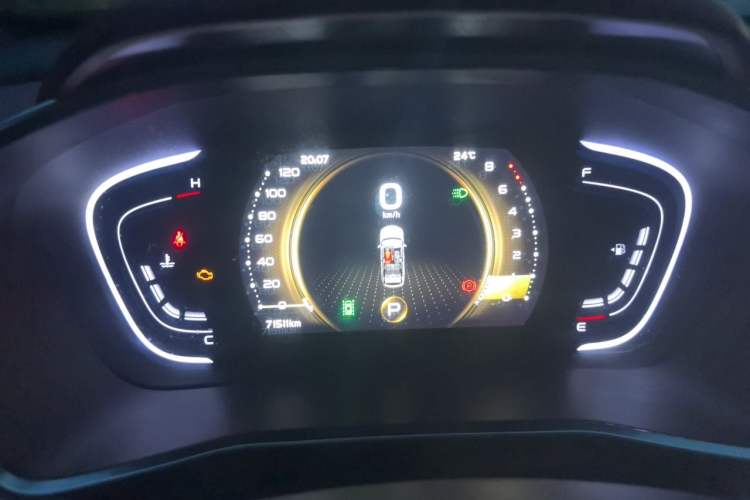 Used Geely Auto Coolray 2019 Sport Version 260T DCT Battle China VI Standard Instrument Cluster