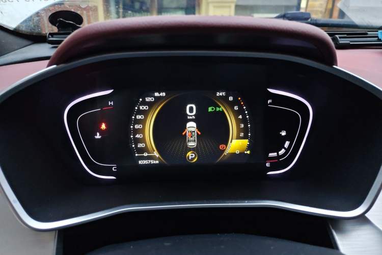 Used Geely Auto Coolray 2019 Sport Model 260T DCT Patrol China V Standard Instrument Cluster